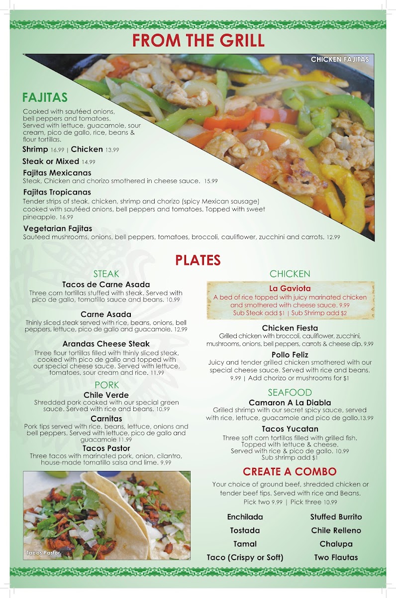 Menu El Indio Manchester-7
