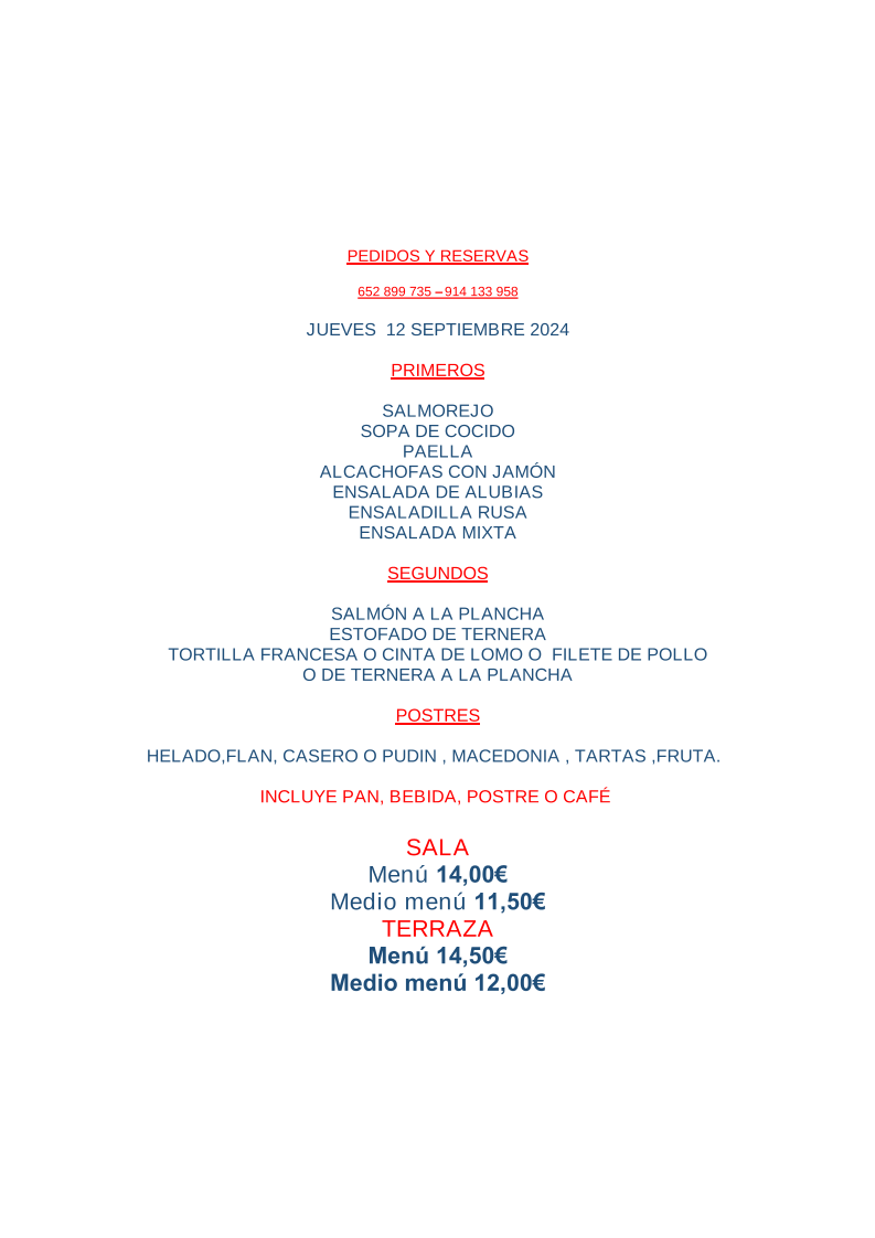 Menu El Jamón De Oro-1