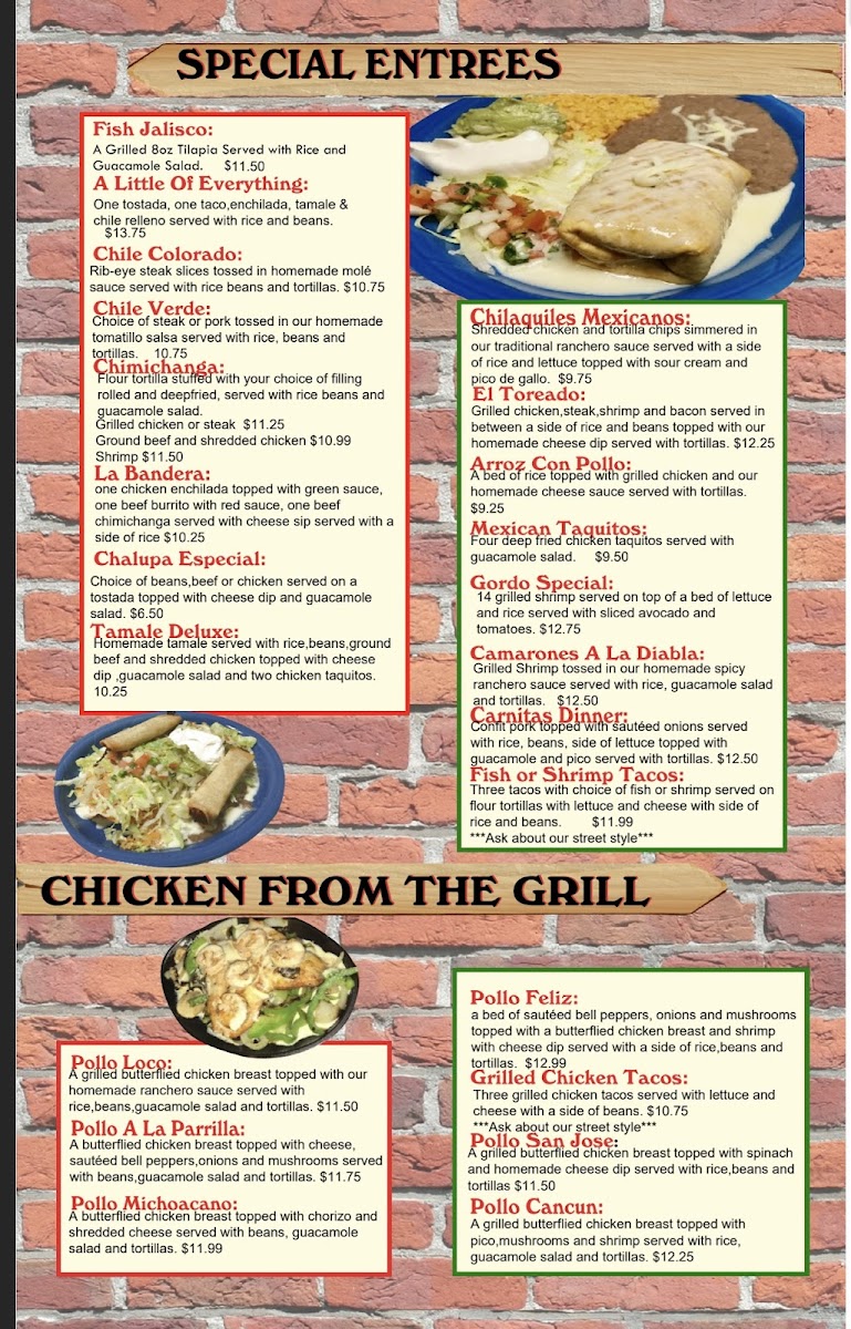 Menu El Maguey Mexican Restaurant-2