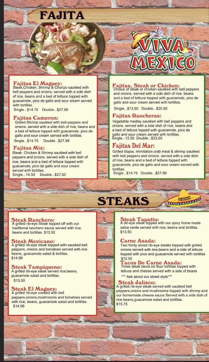 Menu El Maguey Mexican Restaurant-4