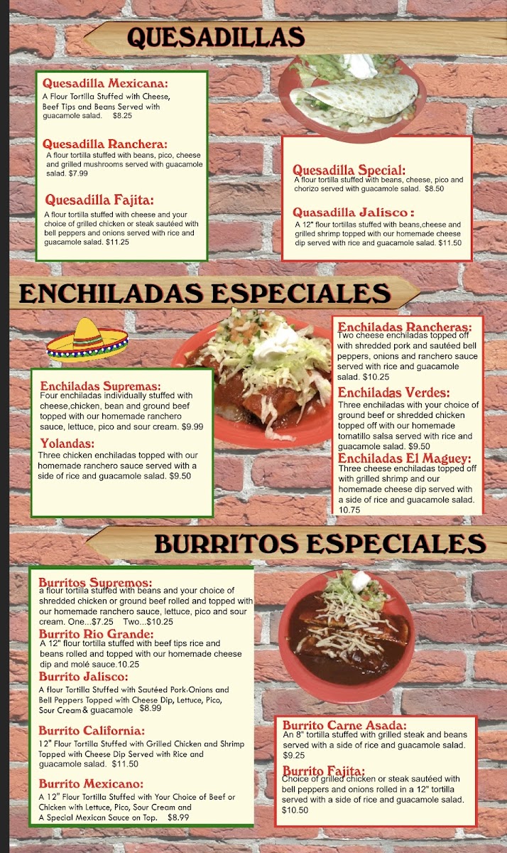Menu El Maguey Mexican Restaurant-7