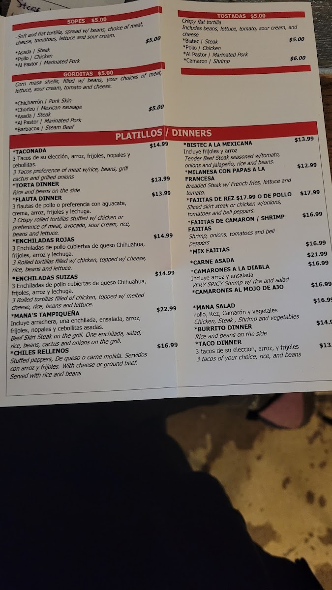 Menu El Maná Restaurante-2