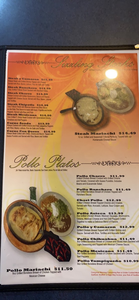 Menu El Mariachi Mexican Grill-10