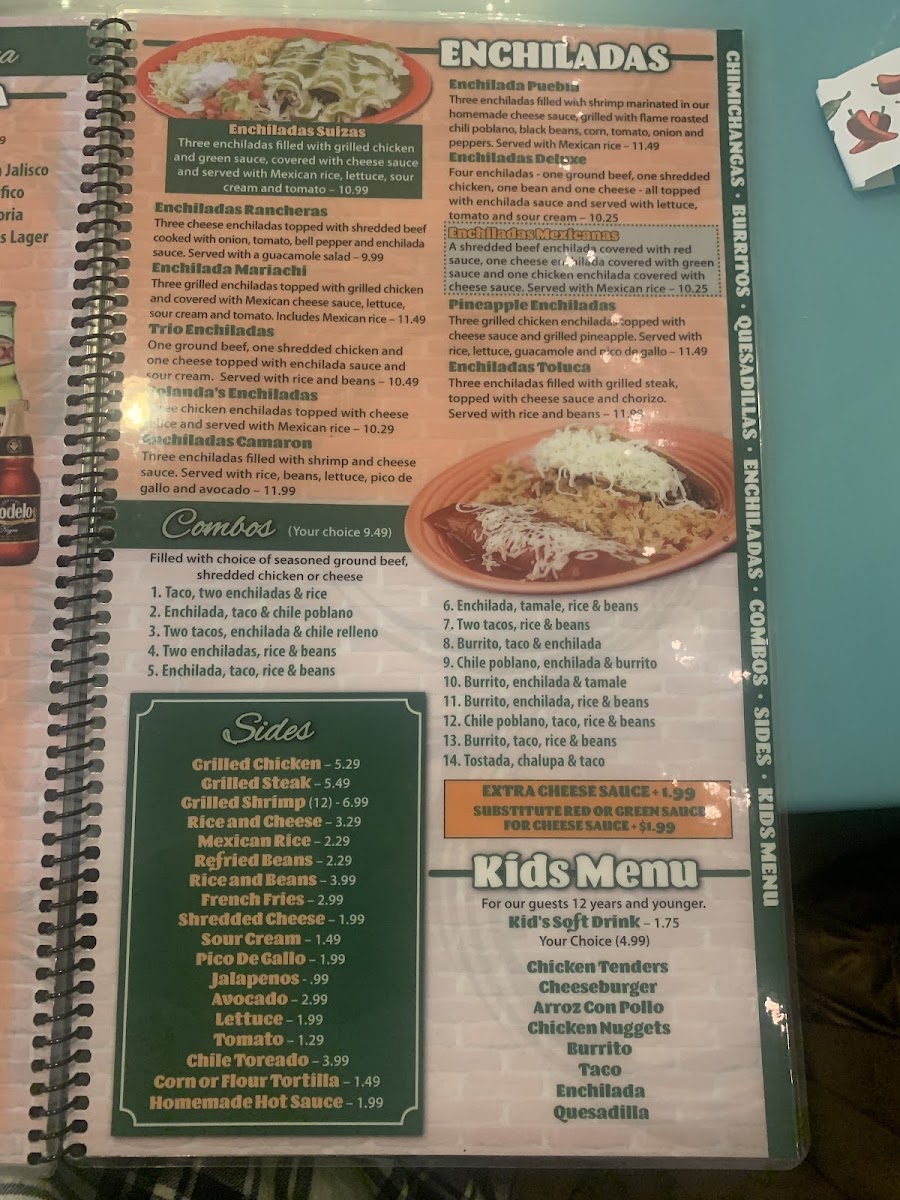 Menu El Mariachi Mexican Grill-2