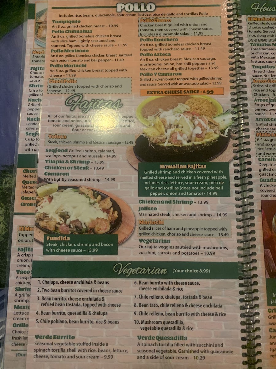 Menu El Mariachi Mexican Grill-3