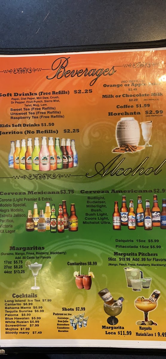 Menu El Mariachi Mexican Grill-9