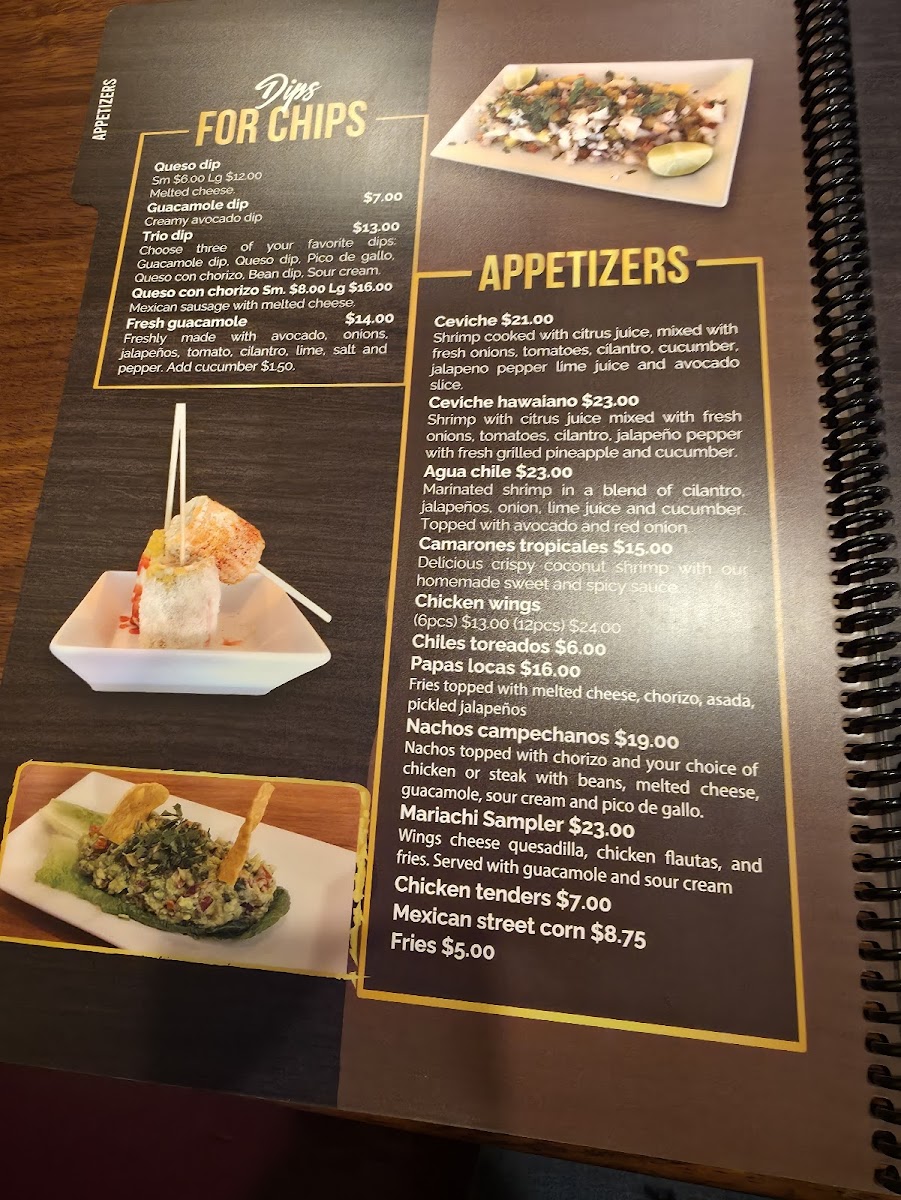 Menu El Mariachi Mexican Restaurant-1