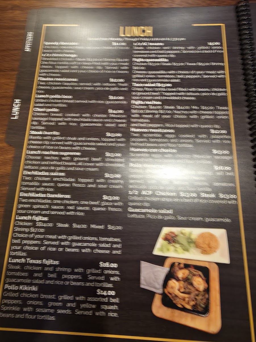 Menu El Mariachi Mexican Restaurant-10