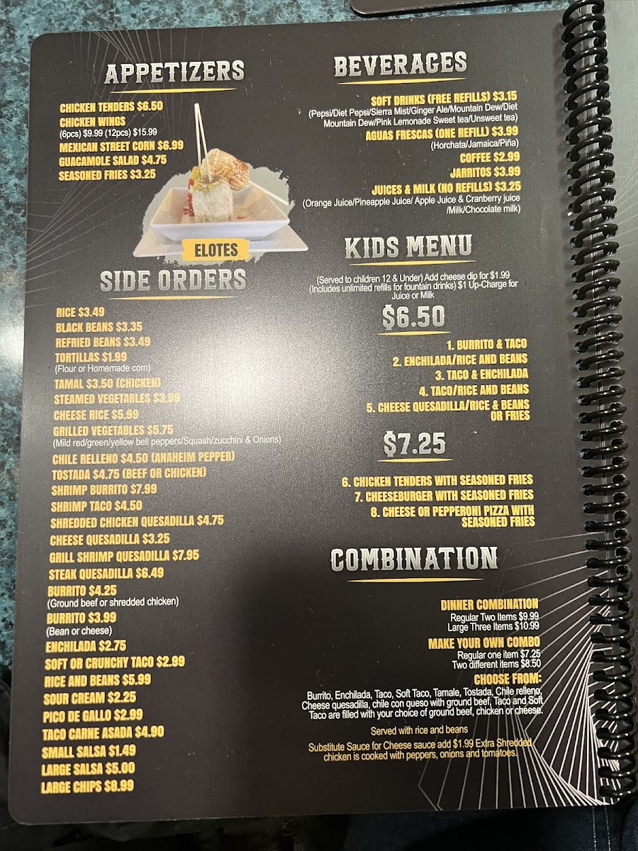 Menu El Mariachi Mexican Restaurant-9