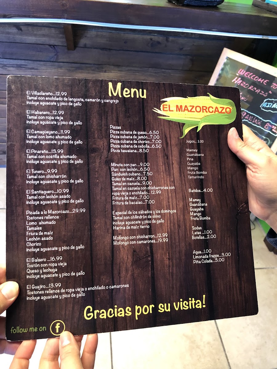 Menu El Mazorcazo-1