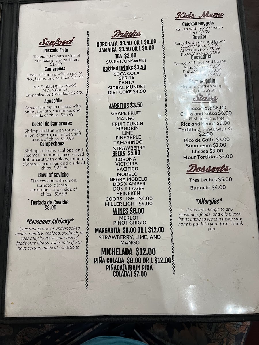 Menu El Molcajete Mexican Restaurant-2