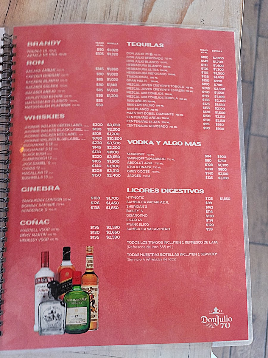 Menu El Muchacho Alegre Tijuana-1