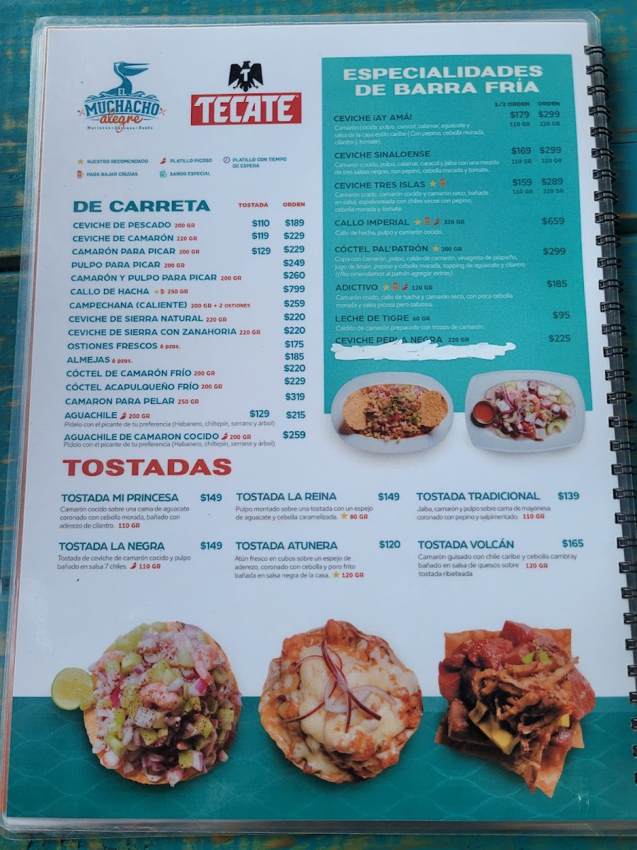 Menu El Muchacho Alegre Tijuana-10
