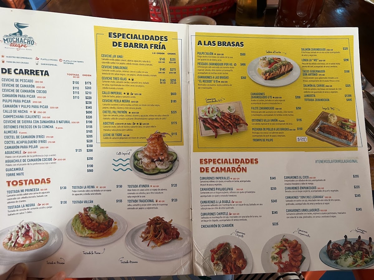 Menu El Muchacho Alegre Tijuana-9