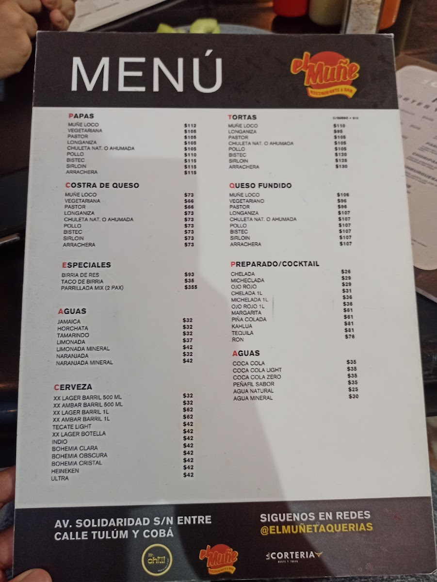 Menu El Muñe Restaurante Bar-4