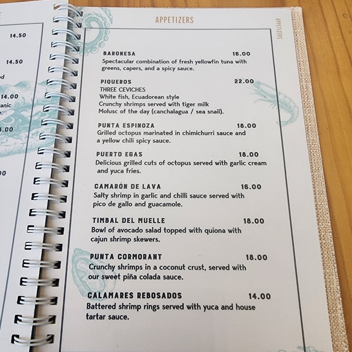 Menu El Muelle De Darwin-9