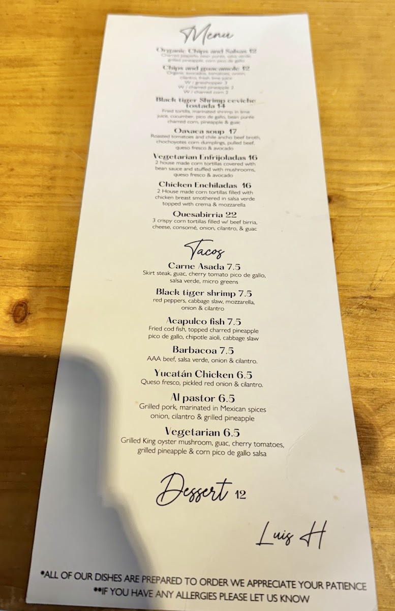 Menu El Nahual Tacos-1