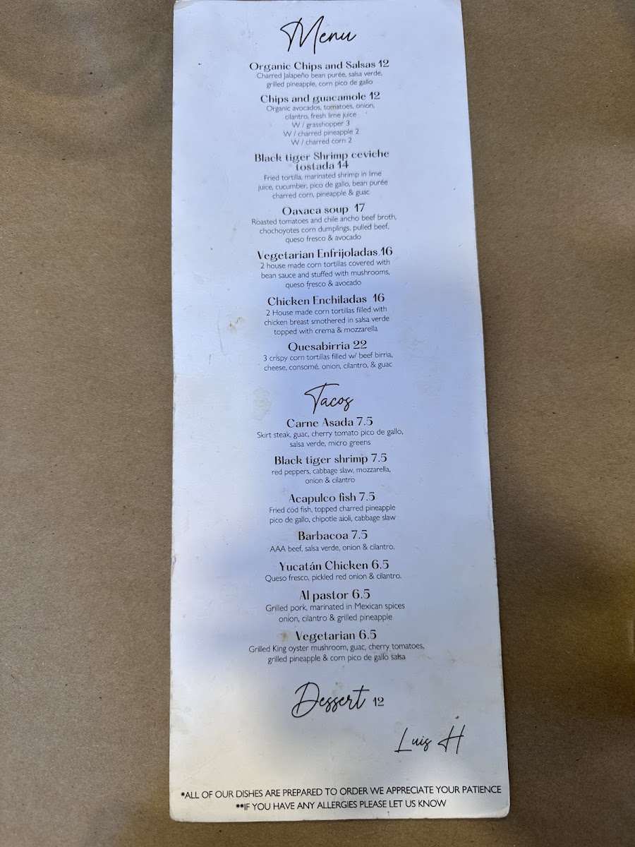 Menu El Nahual Tacos-2