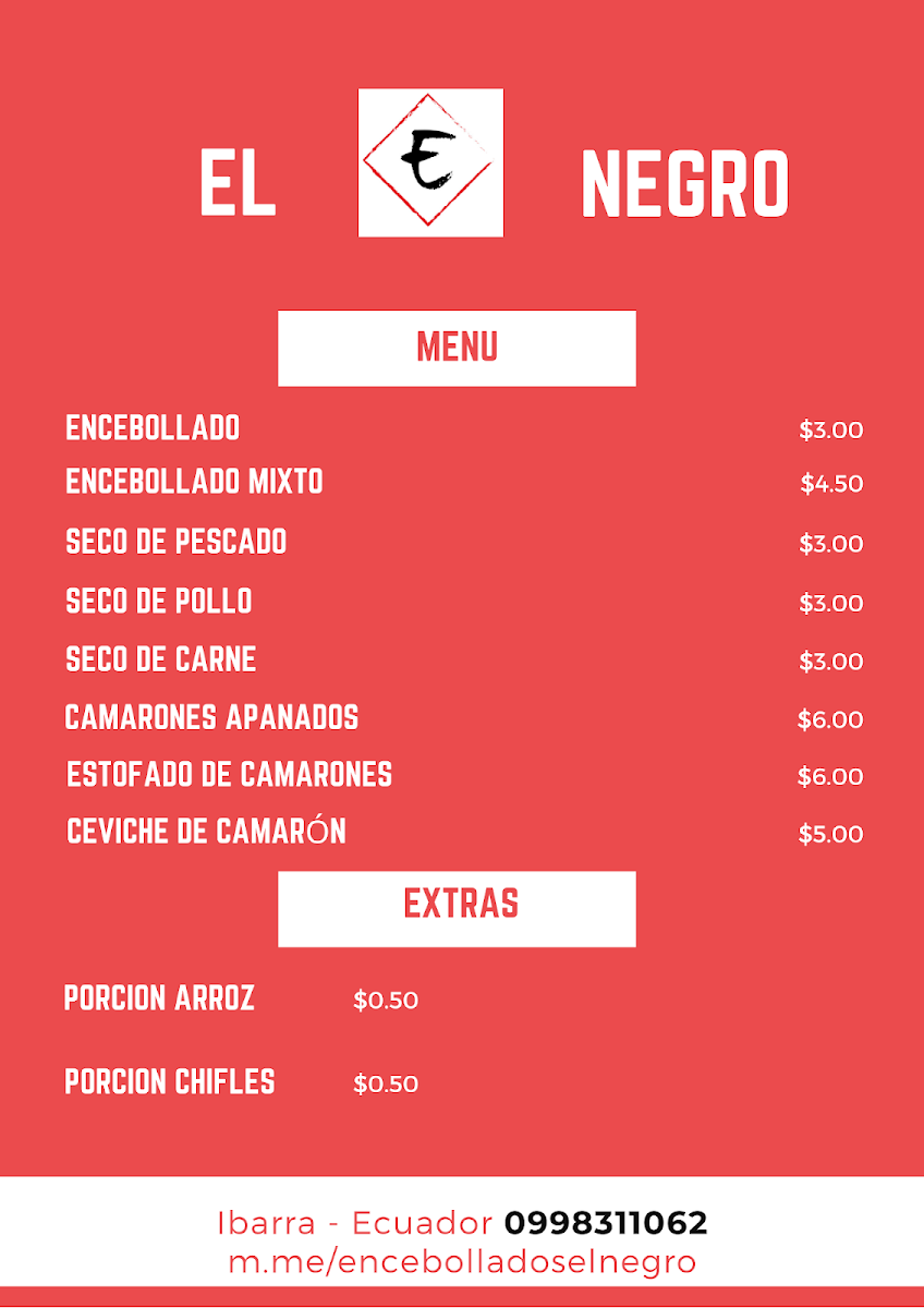 Menu El Negro Encebollados Y Secos-1
