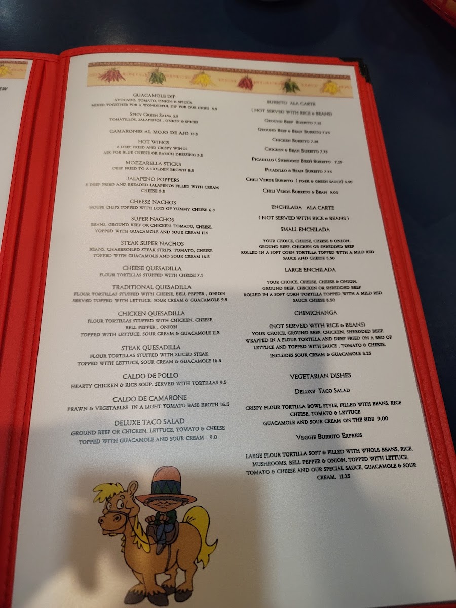 Menu El Nopal Family Mexican Restaurant-2