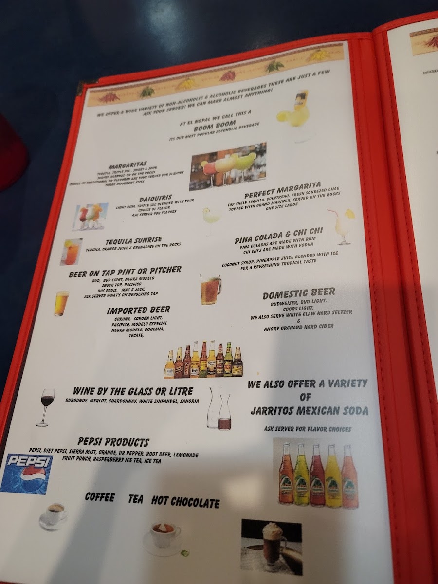 Menu El Nopal Family Mexican Restaurant-4