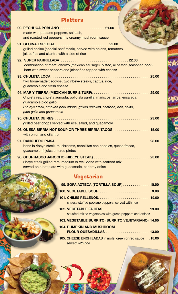 Menu El Nuevo Mariachi Loco-5