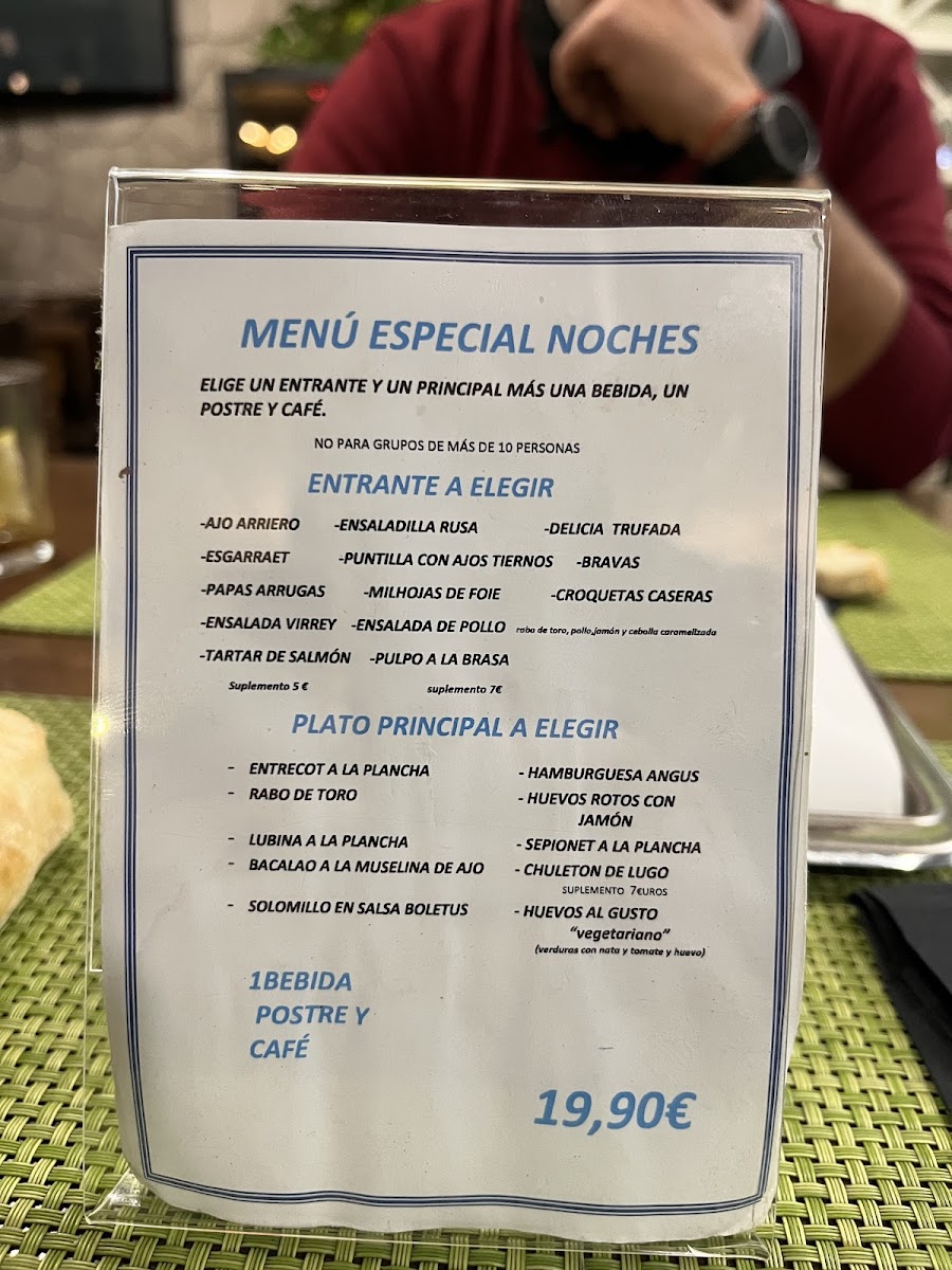 Menu El Nuevo Virrey-1