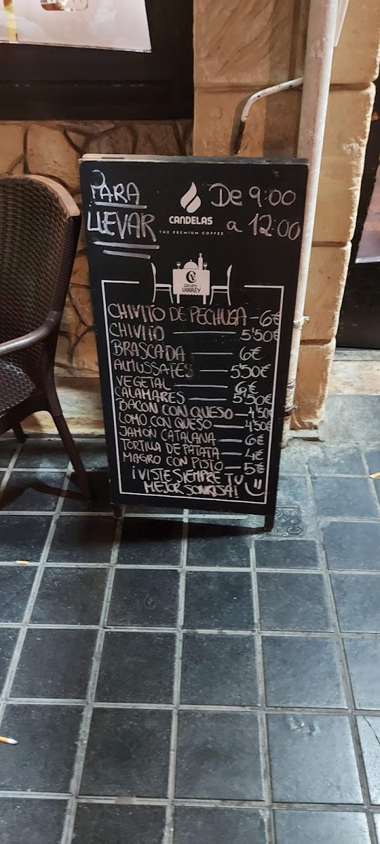 Menu El Nuevo Virrey-10
