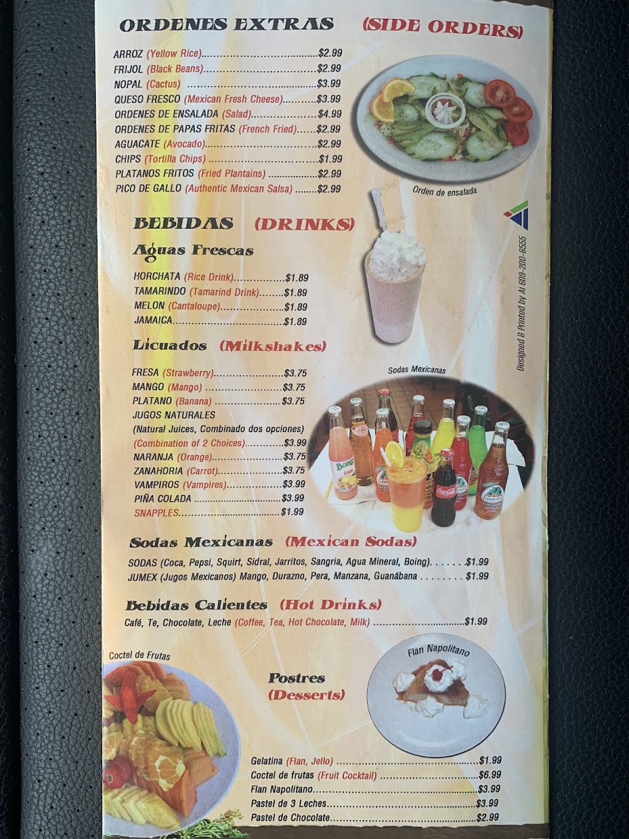 Menu El Oaxaqueño 2-3