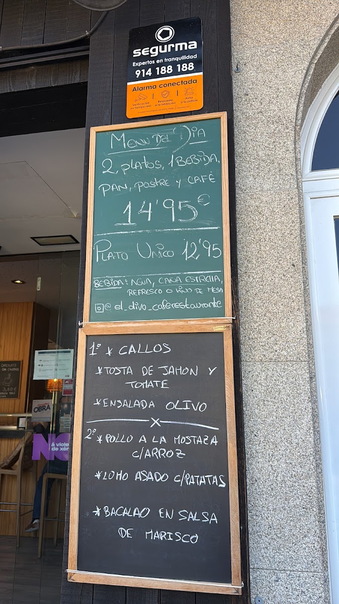 Menu El Olivo (Santiago De Compostela) Café Restaurante-3