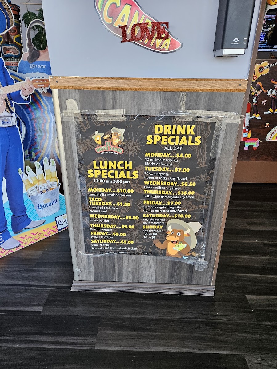 Menu El Orito Tacos Middleburg Heights-1