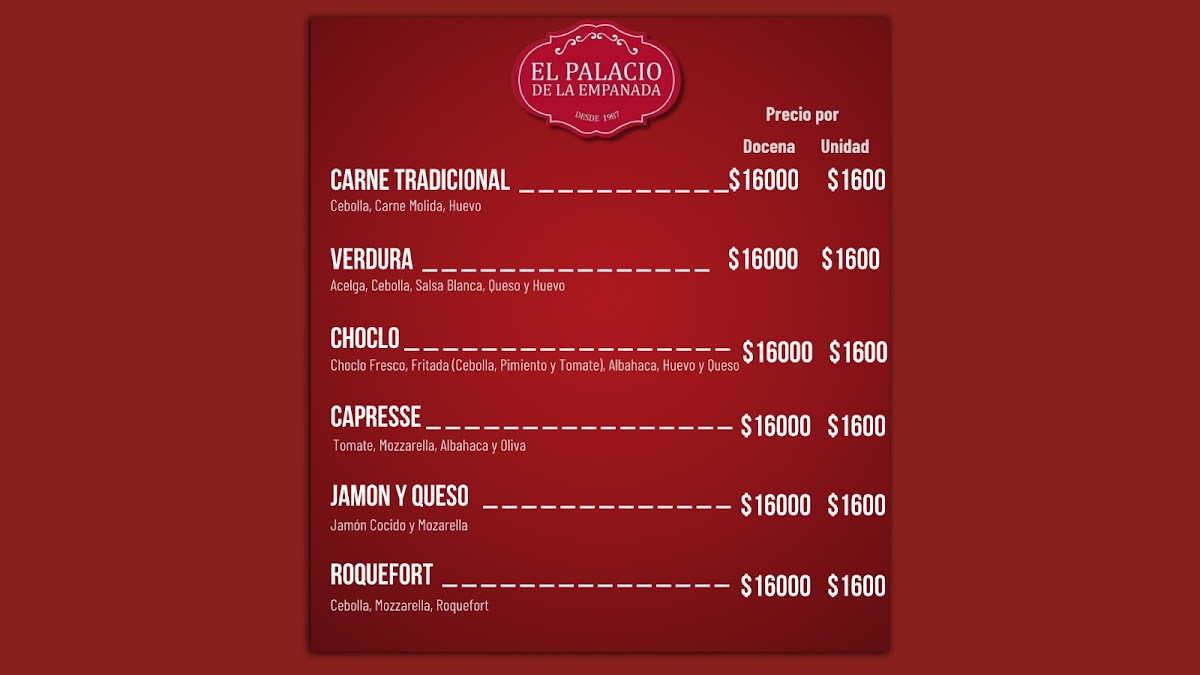 Menu El Palacio De La Empanada-3
