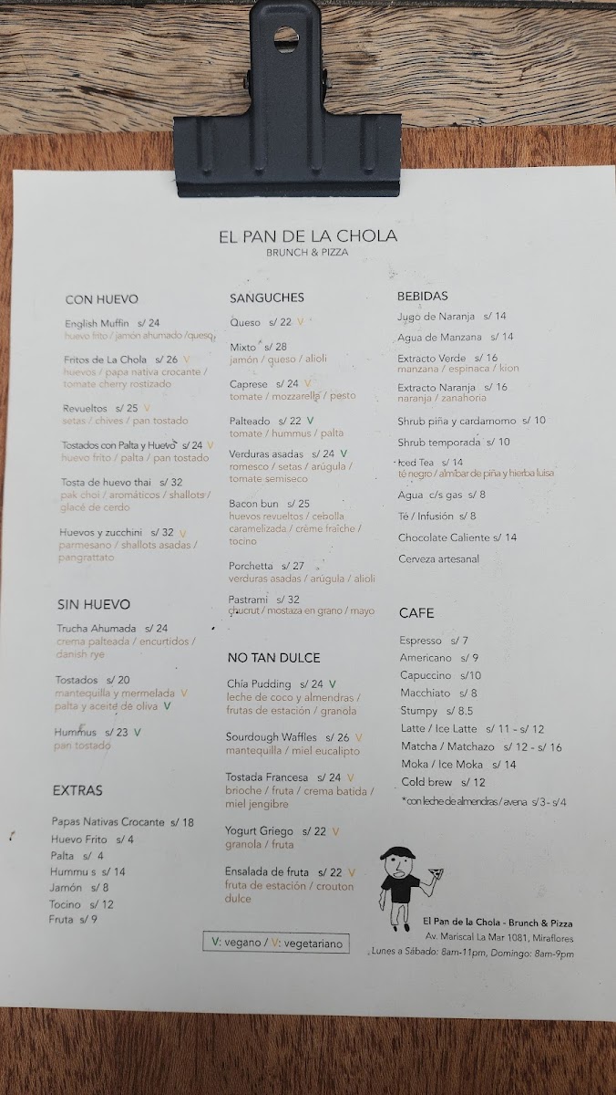 Menu El Pan De La Chola Pizza-2