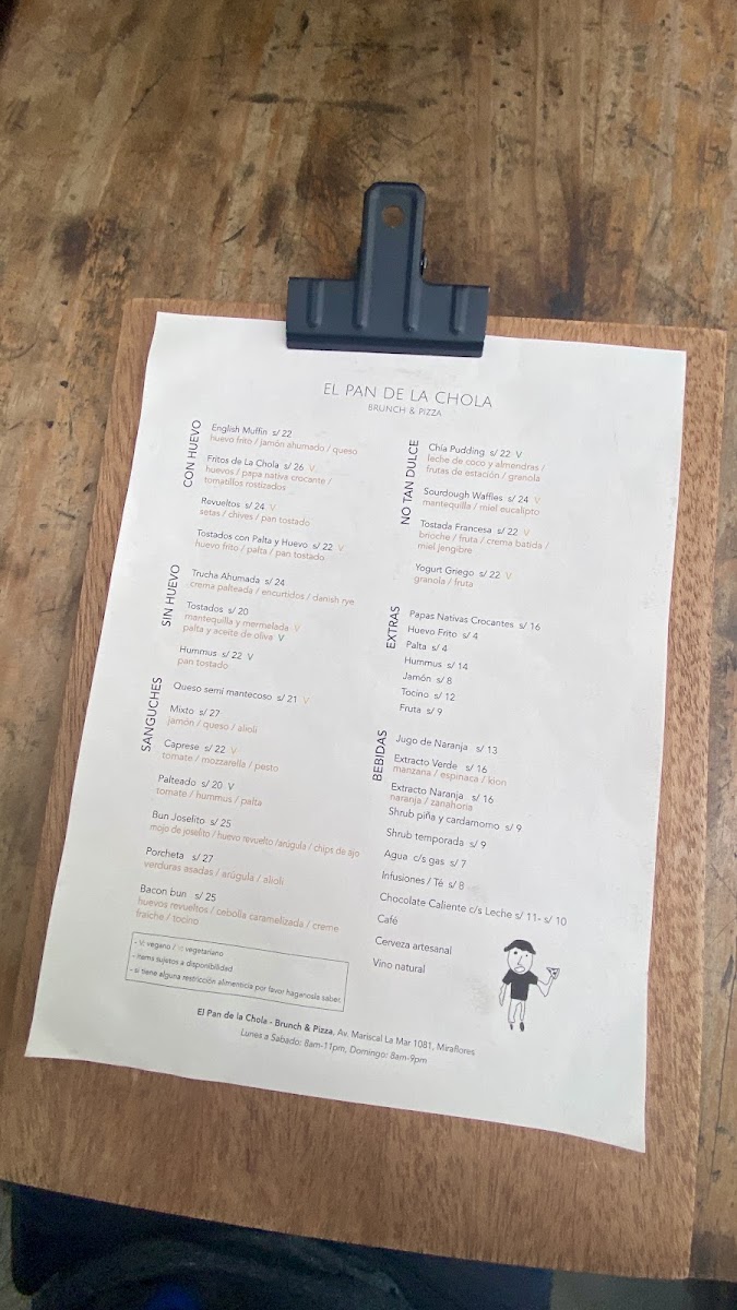 Menu El Pan De La Chola Pizza-9