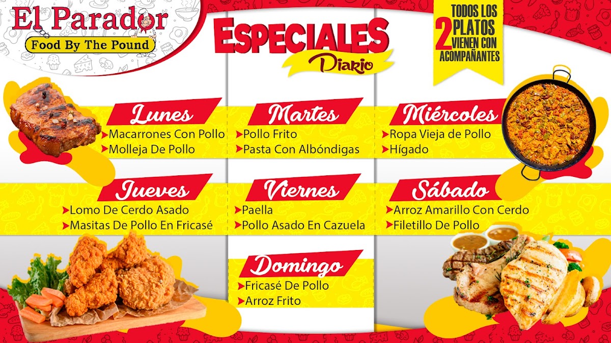 Menu El Parador Food By The Pound-4