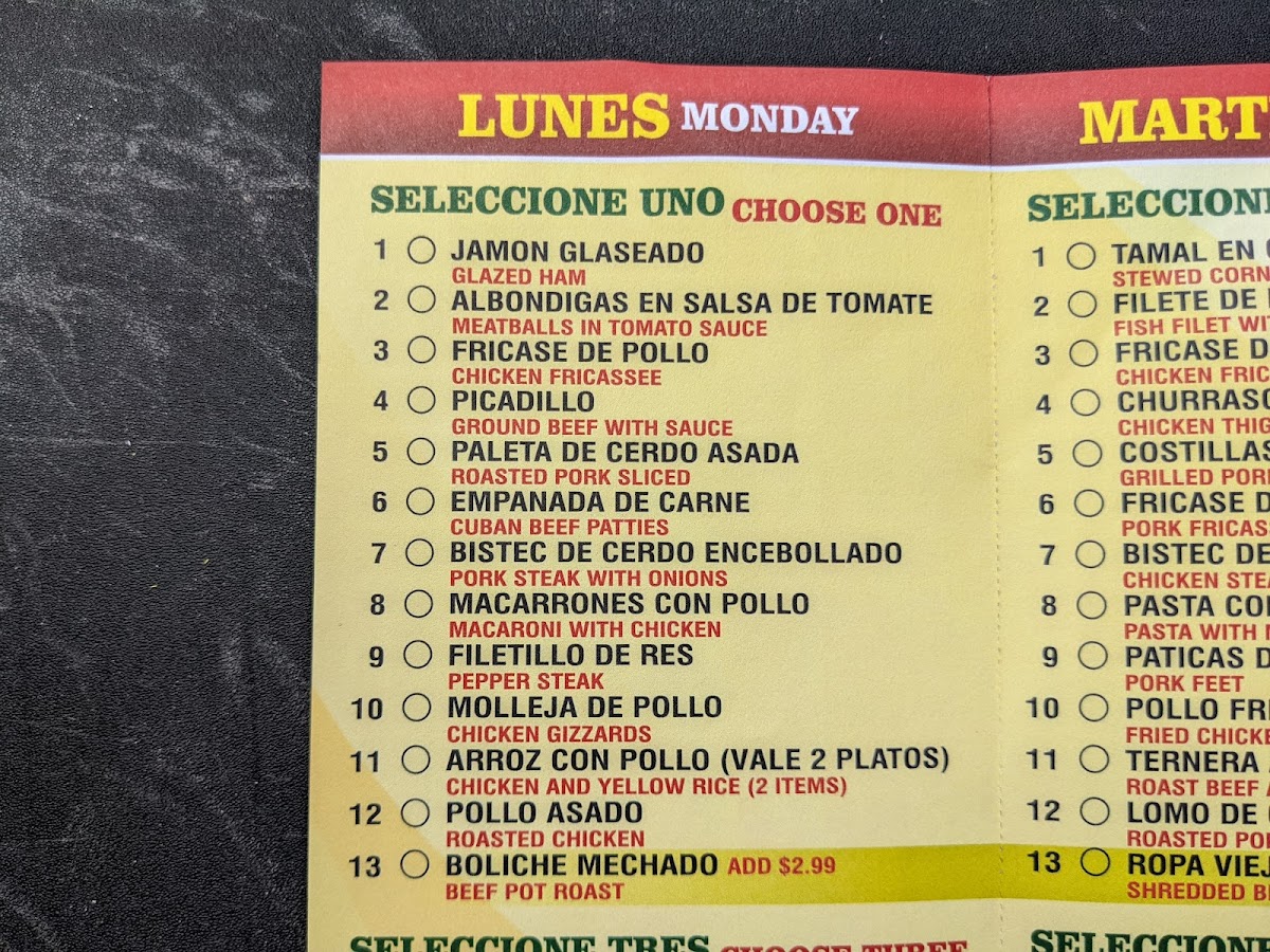 Menu El Parador Food By The Pound-6