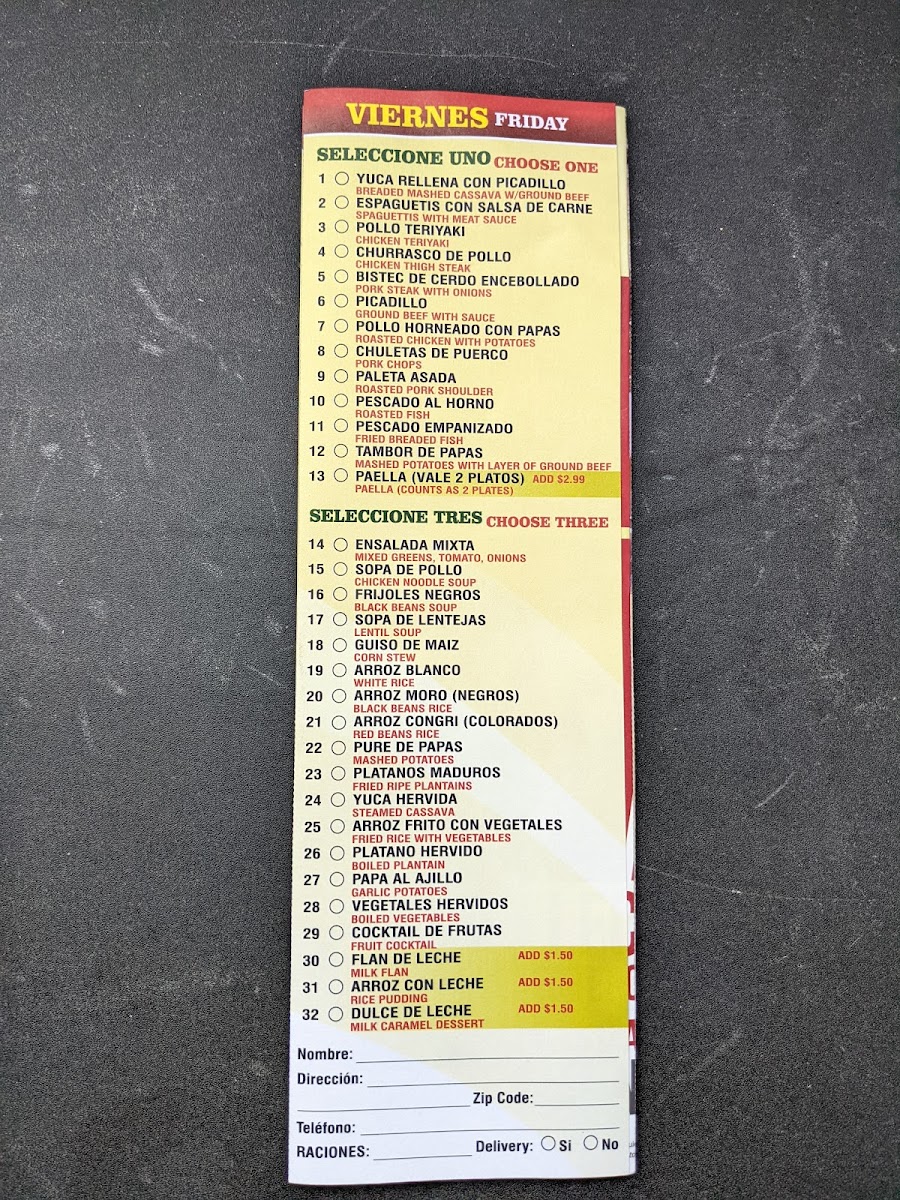 Menu El Parador Food By The Pound-9