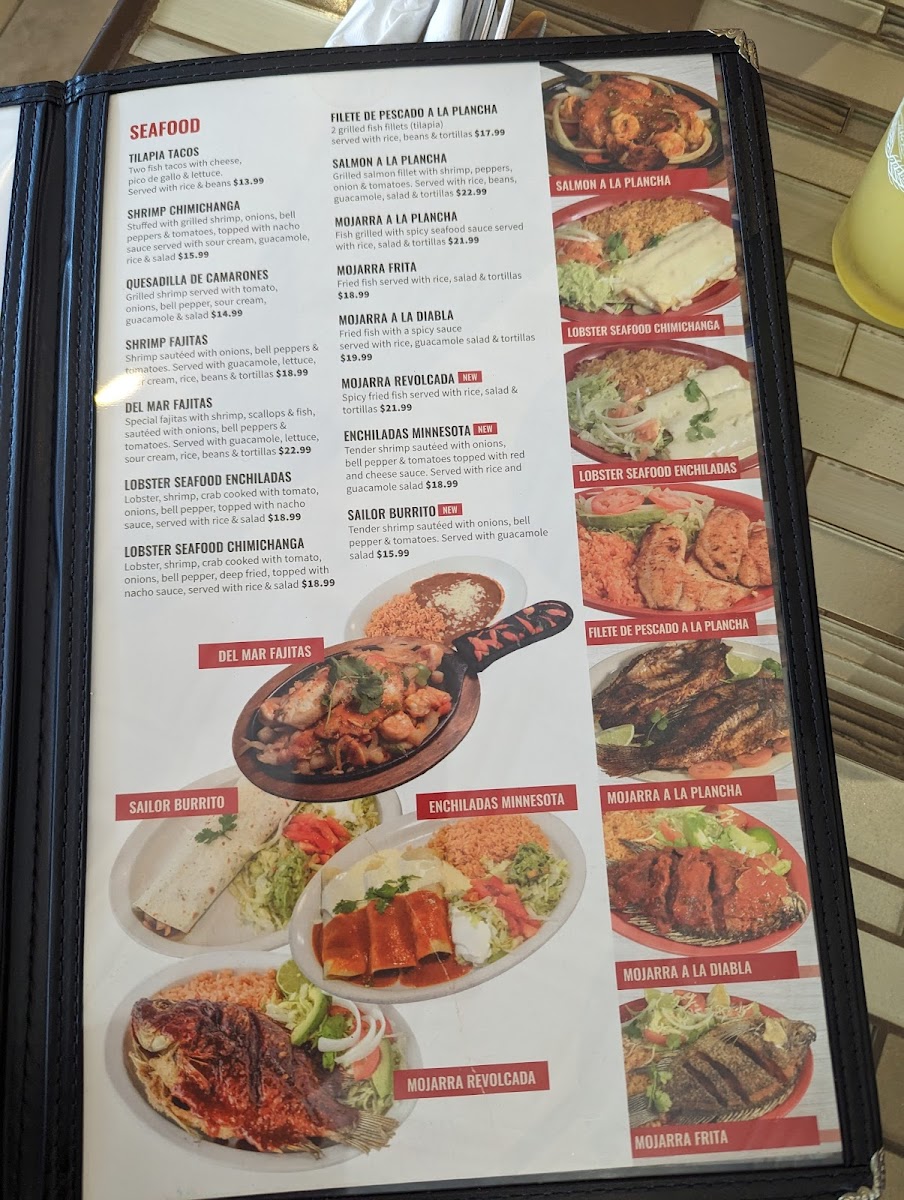Menu El Parian Mexican Restaurant Savage-1