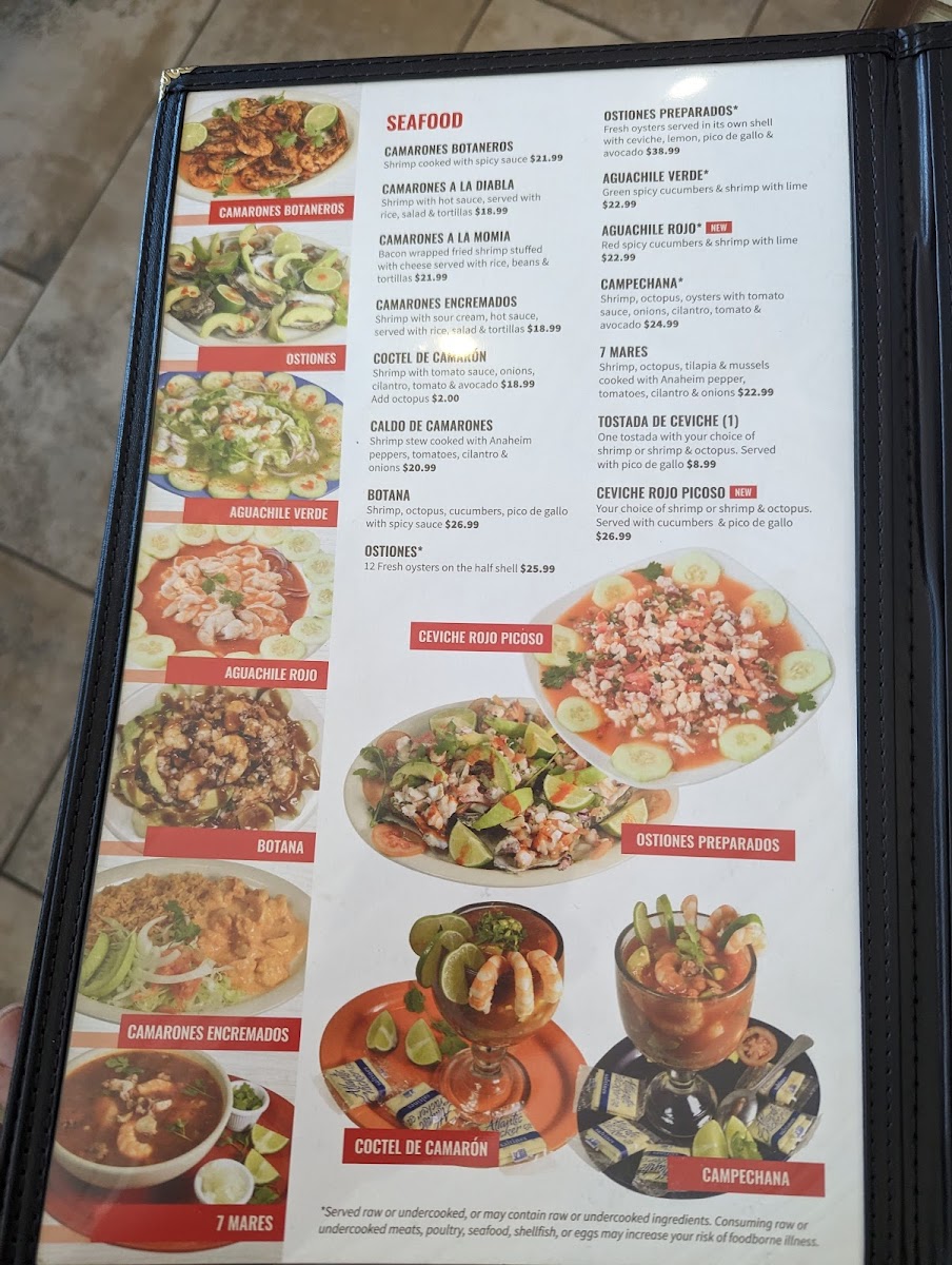 Menu El Parian Mexican Restaurant Savage-2