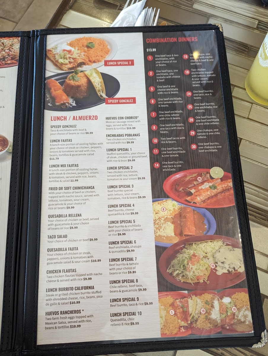 Menu El Parian Mexican Restaurant Savage-4