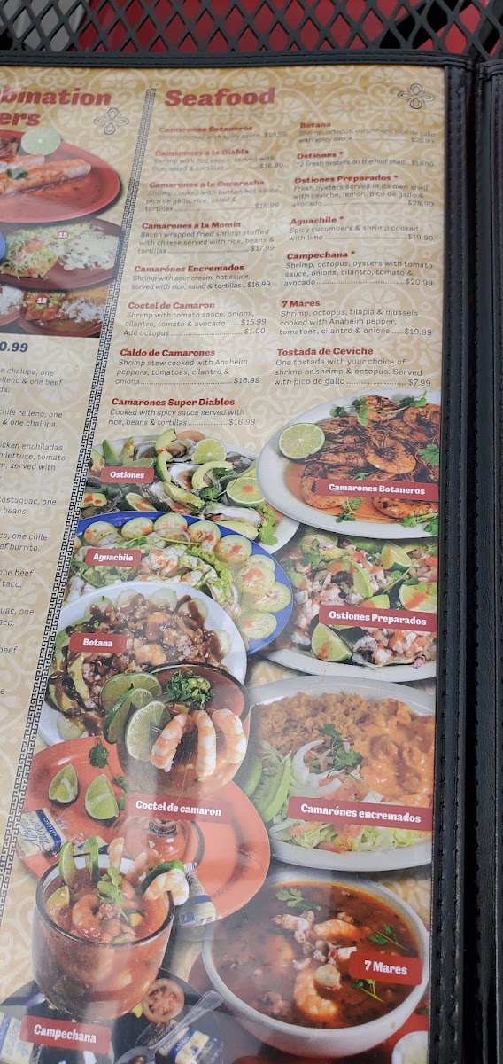Menu El Parian Mexican Restaurant Savage-7