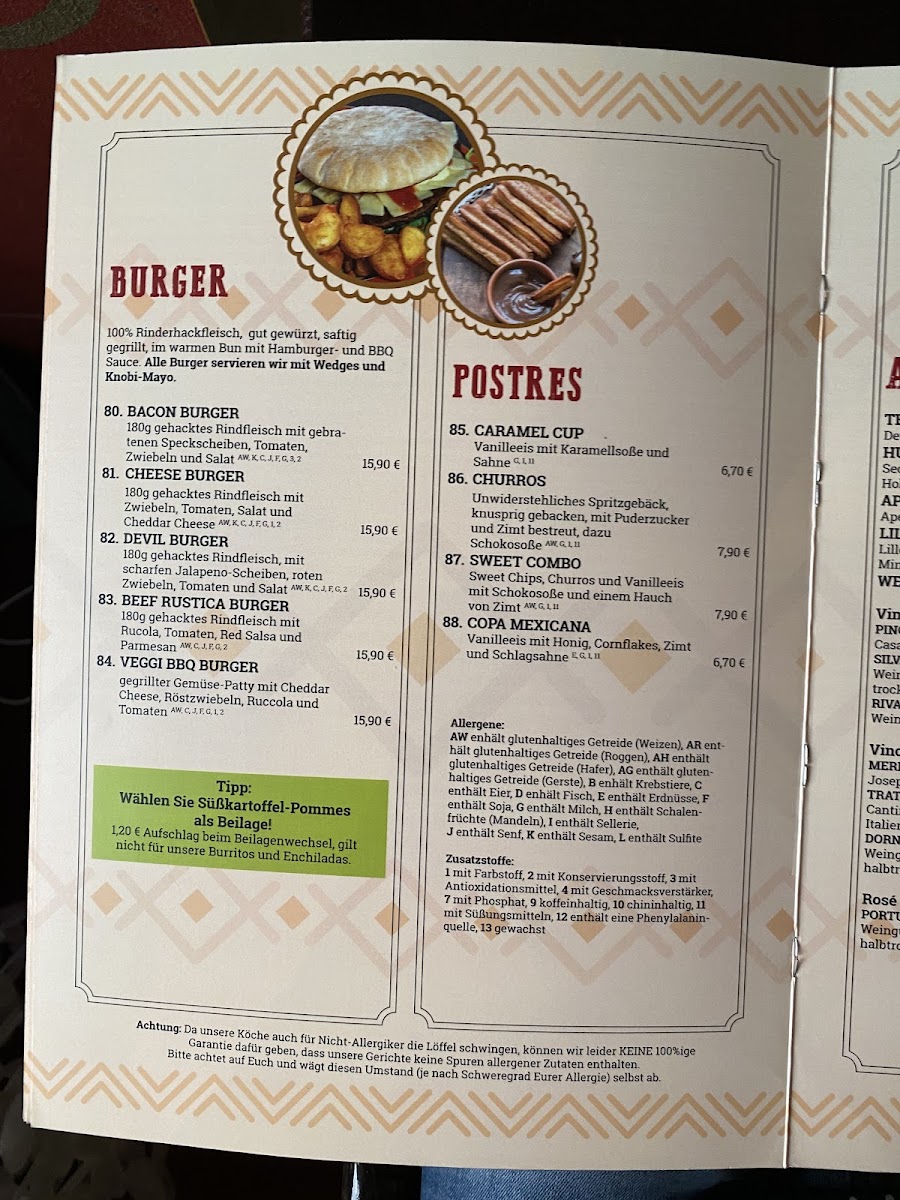 Menu El Paso | Cantina Y Bar Mexicano-10