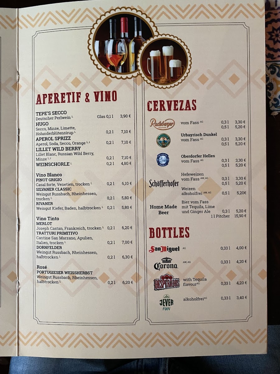 Menu El Paso | Cantina Y Bar Mexicano-4