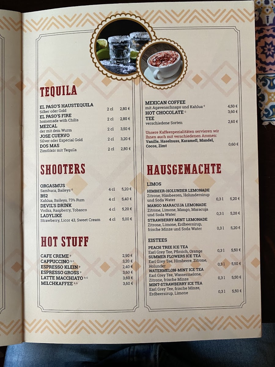 Menu El Paso | Cantina Y Bar Mexicano-5