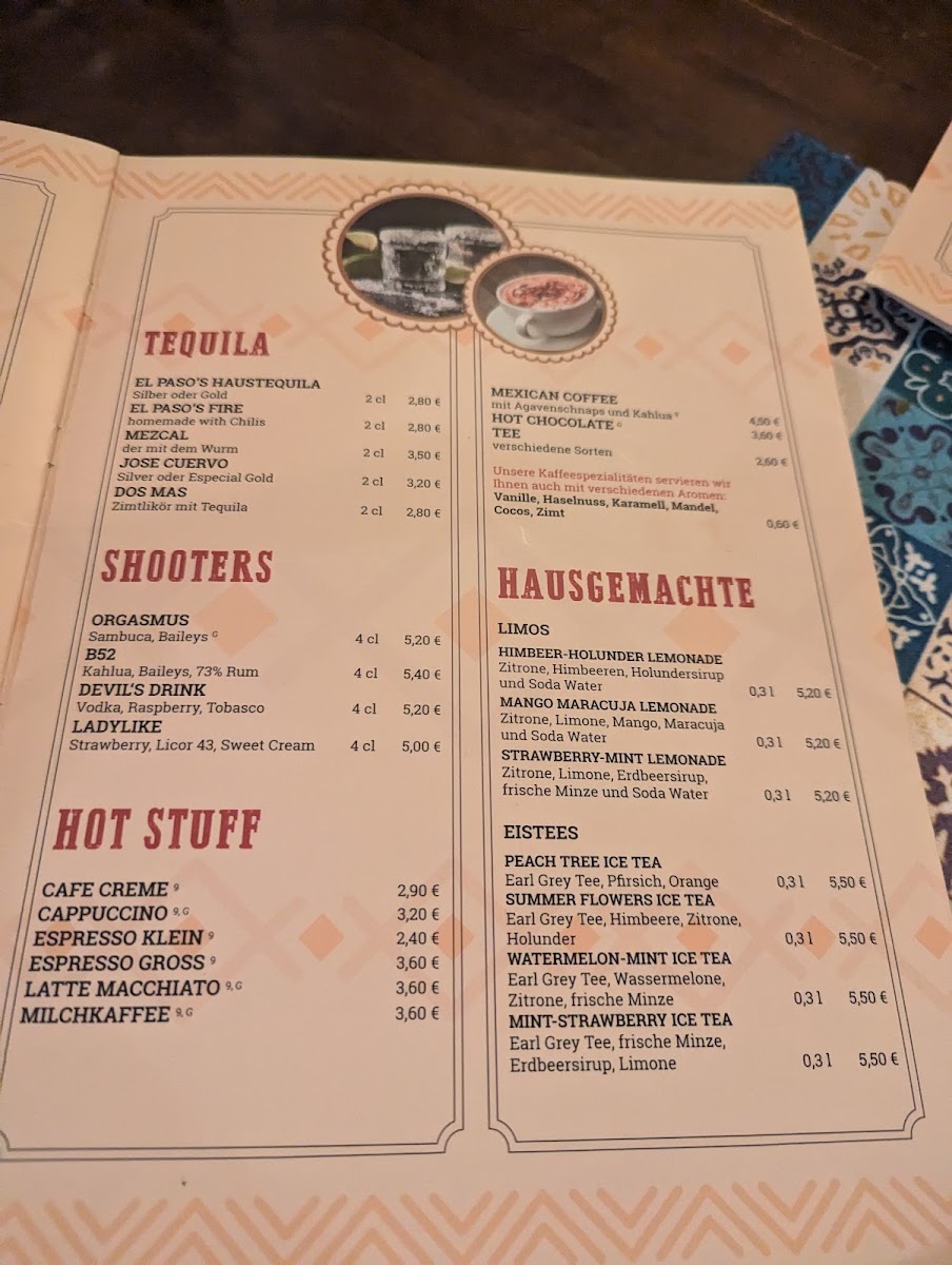 Menu El Paso | Cantina Y Bar Mexicano-8