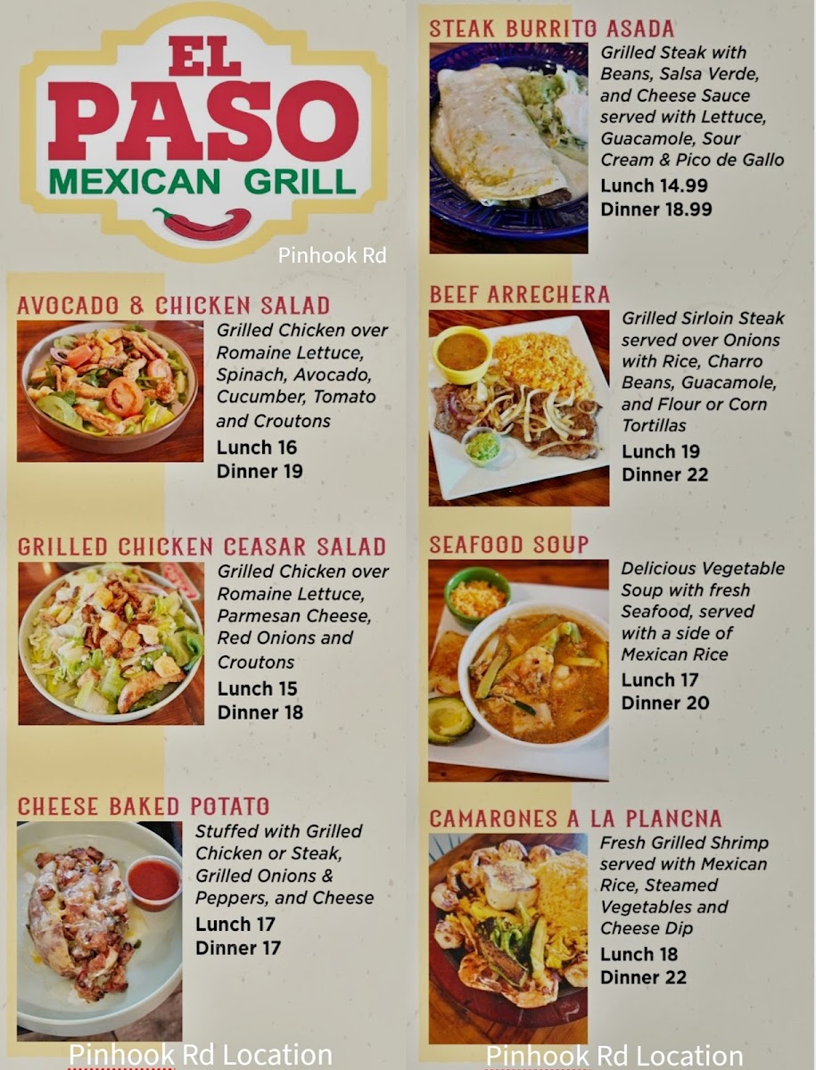 Menu El Paso Mexican Grill-3