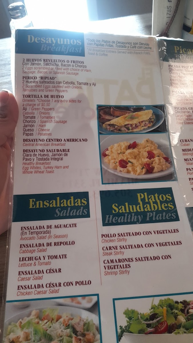 Menu El Patio Cafe Restaurant-8