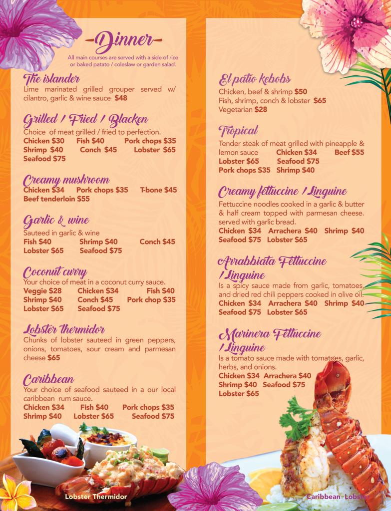 Menu El Patio Grill-1