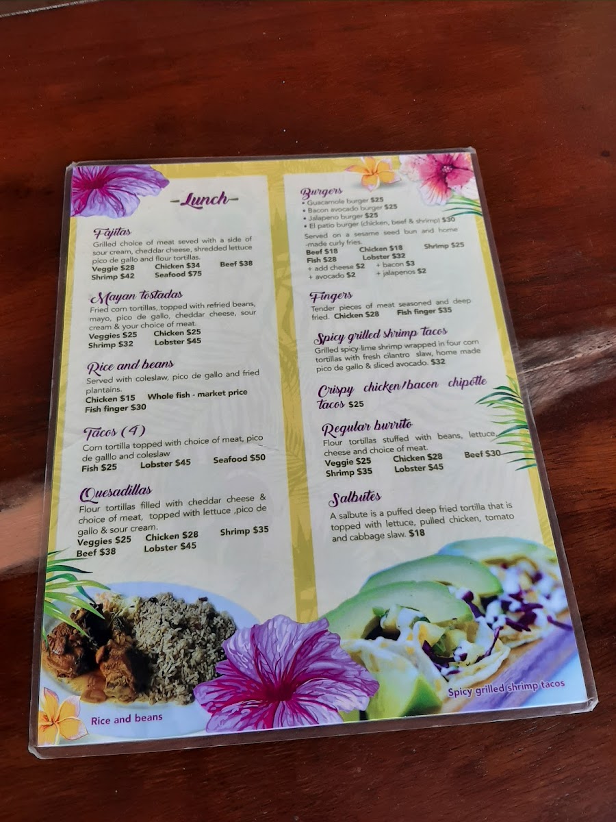 Menu El Patio Grill-9