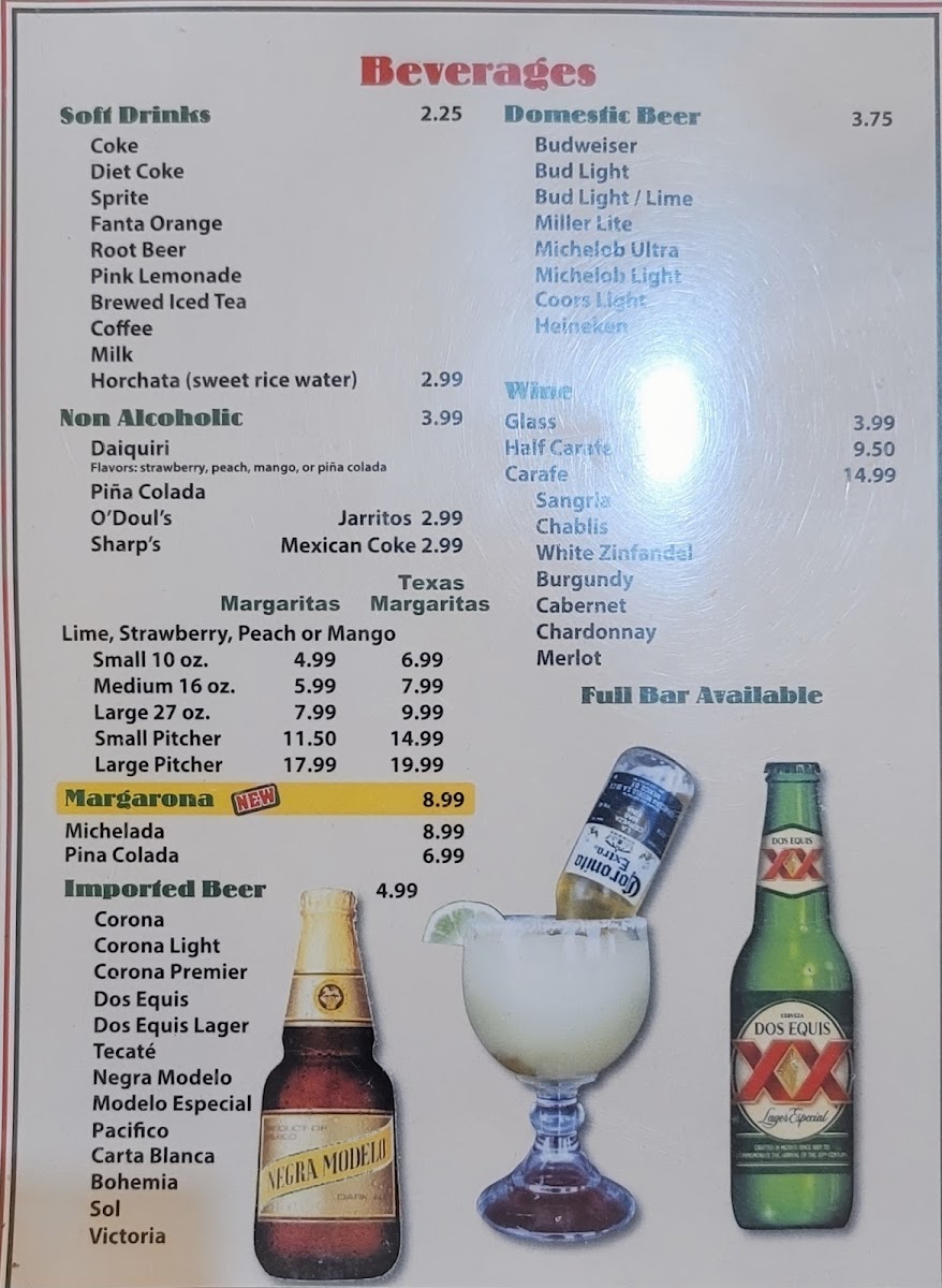 Menu El Patio Mexican Restaurant-4